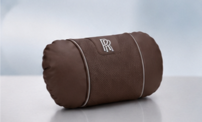 Rolls-Royce Car Neck Pillow & Lumbar Support Cushion - Headrest Brown
