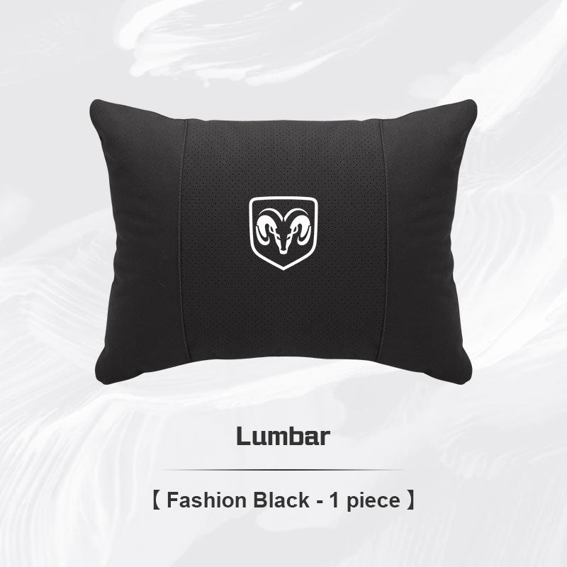 Dodge Neck Pillow and Lumbar Support Cushion Set