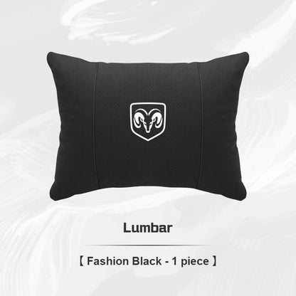 Dodge Neck Pillow and Lumbar Support Cushion Set