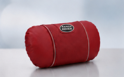 Range Rover Car Neck Pillow & Lumbar Support Cushion - Headrest Red
