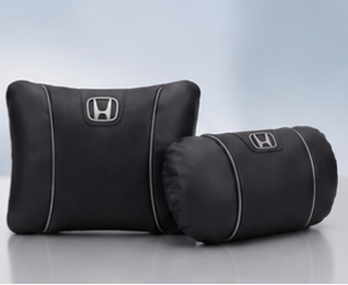 Honda Car Neck Pillow & Lumbar Support Cushion