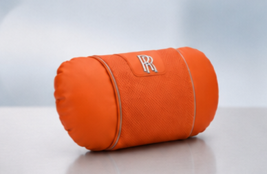 Rolls-Royce Car Neck Pillow & Lumbar Support Cushion - Headrest Orange
