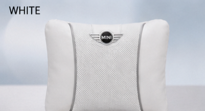 MINI Cooper Car Neck Pillow & Lumbar Support Cushion - Lumbar White