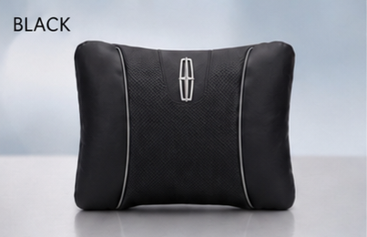 Lincoln Car Neck Pillow & Lumbar Support Cushion - Lumbar Black