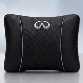 Infiniti Car Neck Pillow & Lumbar Support Cushion - Lumbar Black