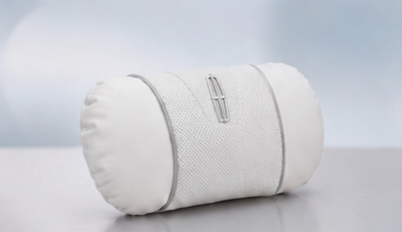 Lincoln Car Neck Pillow & Lumbar Support Cushion - Headrest White