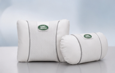 Almohada cervical y soporte lumbar de cuero para Land Rover 