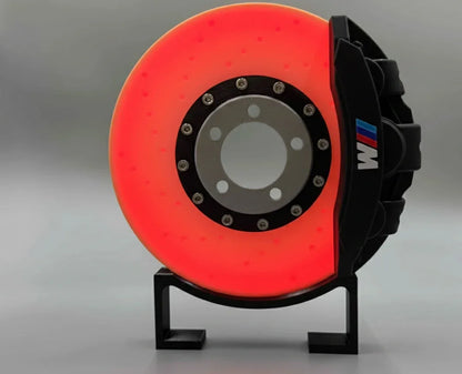 Car Brake Disc LED Light – Rotating Car Wheel Hub Ambient Lamp - BMWM / Black Caliper