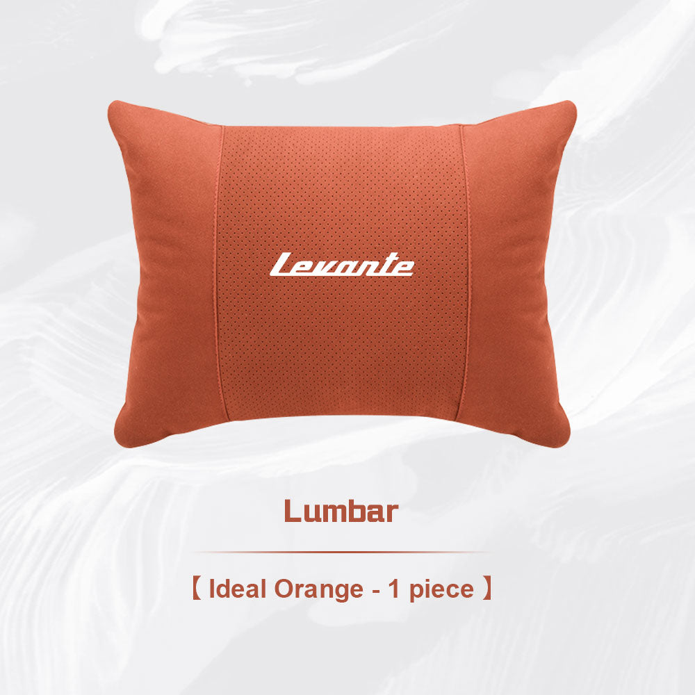 Levante Car Neck Pillow and Lumbar Support Cushion Set