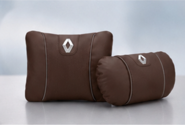 Renault Car Neck Pillow & Lumbar Support Cushion Set