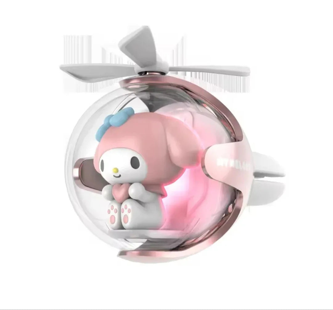 Hello Kitty & Friends Flying Ball Car Air Freshener with LED Light