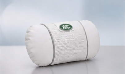 Almohada cervical y soporte lumbar de cuero para Land Rover 