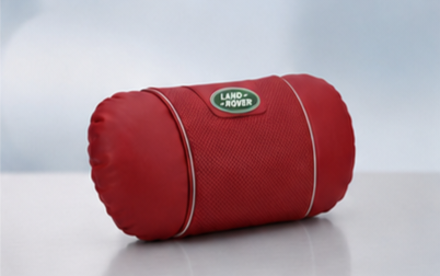 Almohada cervical y soporte lumbar de cuero para Land Rover 