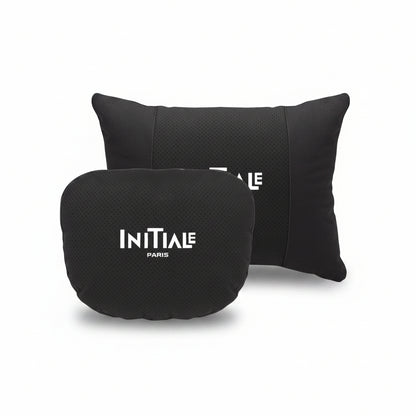 Initiale Paris Car Neck Pillow and Lumbar Support Cushion Set