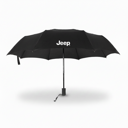 Parapluie pliant Jeep avec emblème de voiture 