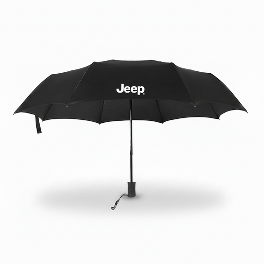 Jeep Folding Umbrella with Car Emblem