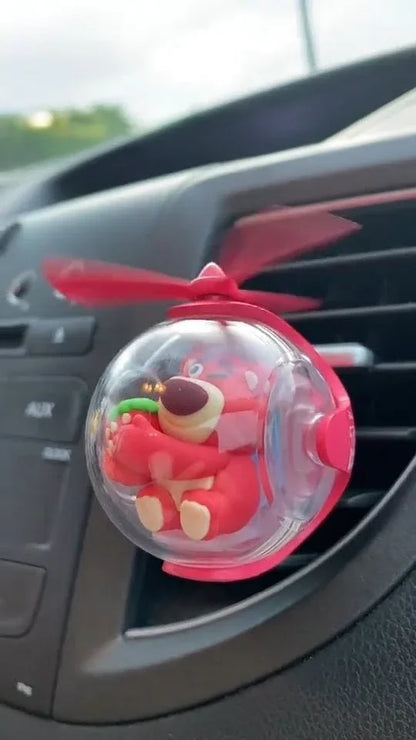 Lotso Flying Ball Car Air Freshener with LED Light