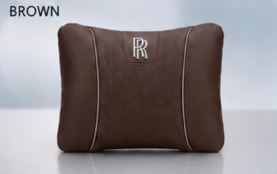 Rolls-Royce Car Neck Pillow & Lumbar Support Cushion - Lumbar Brown