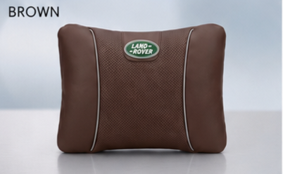 Almohada cervical y soporte lumbar de cuero para Land Rover 