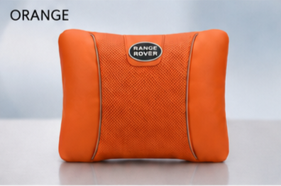 Range Rover Car Neck Pillow & Lumbar Support Cushion - Lumbar Orange