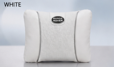 Range Rover Car Neck Pillow & Lumbar Support Cushion - Lumbar White