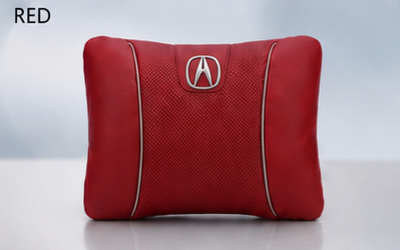 Acura Car Neck Pillow & Lumbar Support Cushion - Lumbar Red