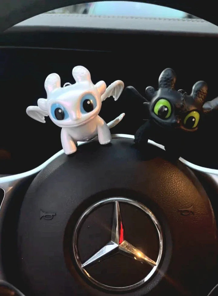 Light Up Night & Light Fury Keychain – Glowing Dragon - Light Fury