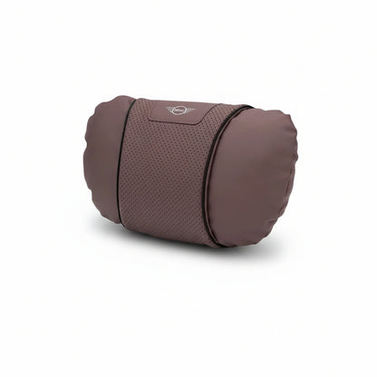 MINI Cooper Neck Pillow & Lumbar Support Cushion - Brown / Headrest