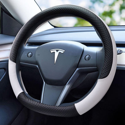غطاء عجلة قيادة جلدي Tesla Model 3