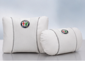 Alfa Romeo Car Neck Pillow & Lumbar Support Cushion