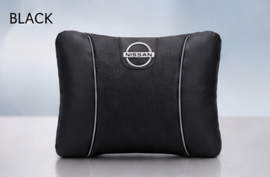 Nissan Car Neck Pillow & Lumbar Support Cushion Set