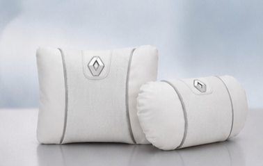 Renault Car Neck Pillow & Lumbar Support Cushion Set