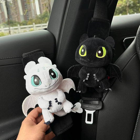 Kawaii Toothless Seat Belt Covers 2Pcs - 