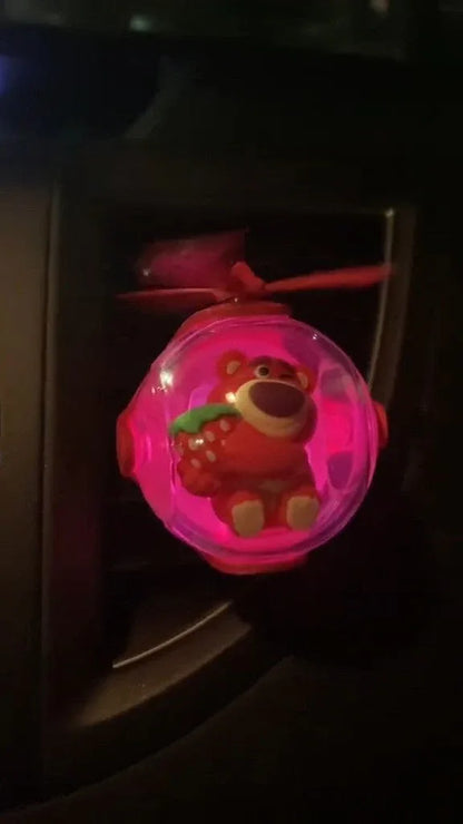 Lotso Flying Ball Car Air Freshener with LED Light