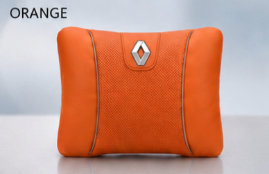 Renault Car Neck Pillow & Lumbar Support Cushion Set